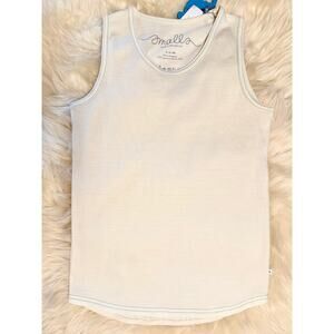 Smalls Merino Kids Wool Base Layer Vest Tank Top – Cream / Ivory – 9-10y